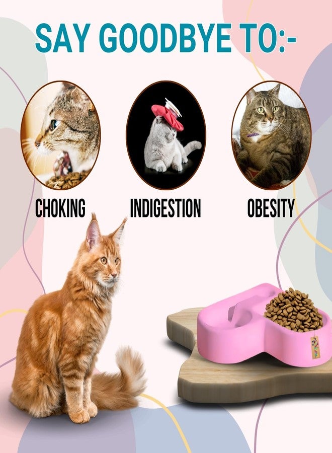 ويستيرن إرا وعاء مزدوج على شكل قلب للحيوانات الأليفة من ويسترن إيرا - وعاء تفاعلي لتغذية الحيوانات الأليفة، يعزز الأكل الصحي، ويحفز العقل، مصمم خصيصًا للأكل الصحي، تصميم ممتع للقطط والكلاب، مثالي لجميع أحجام الحيوانات الأليفة - Image 4